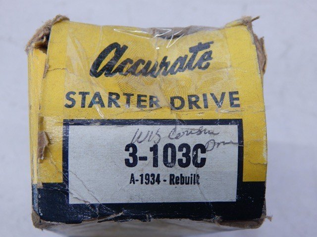 Accurate 3–103C Starter Drive (A–1934–Rebuilt) 9-Tooth - Image 5