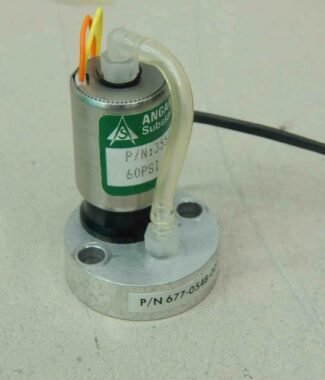 Angar Scientific 355002, 677-0548-001, 60PSI, 24VDC Solenoid Valve #01366