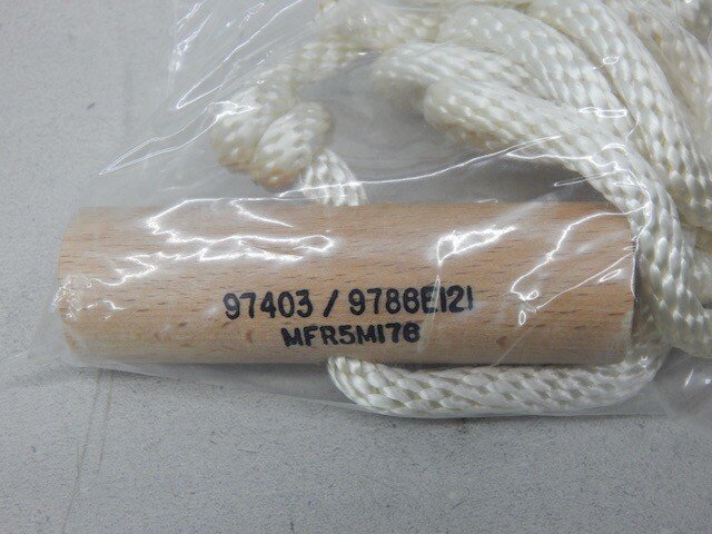 Cecom 9786E121, 2990009727950, Engine Starter Rope Nylon Cord w/ Wooden Handle - Image 4