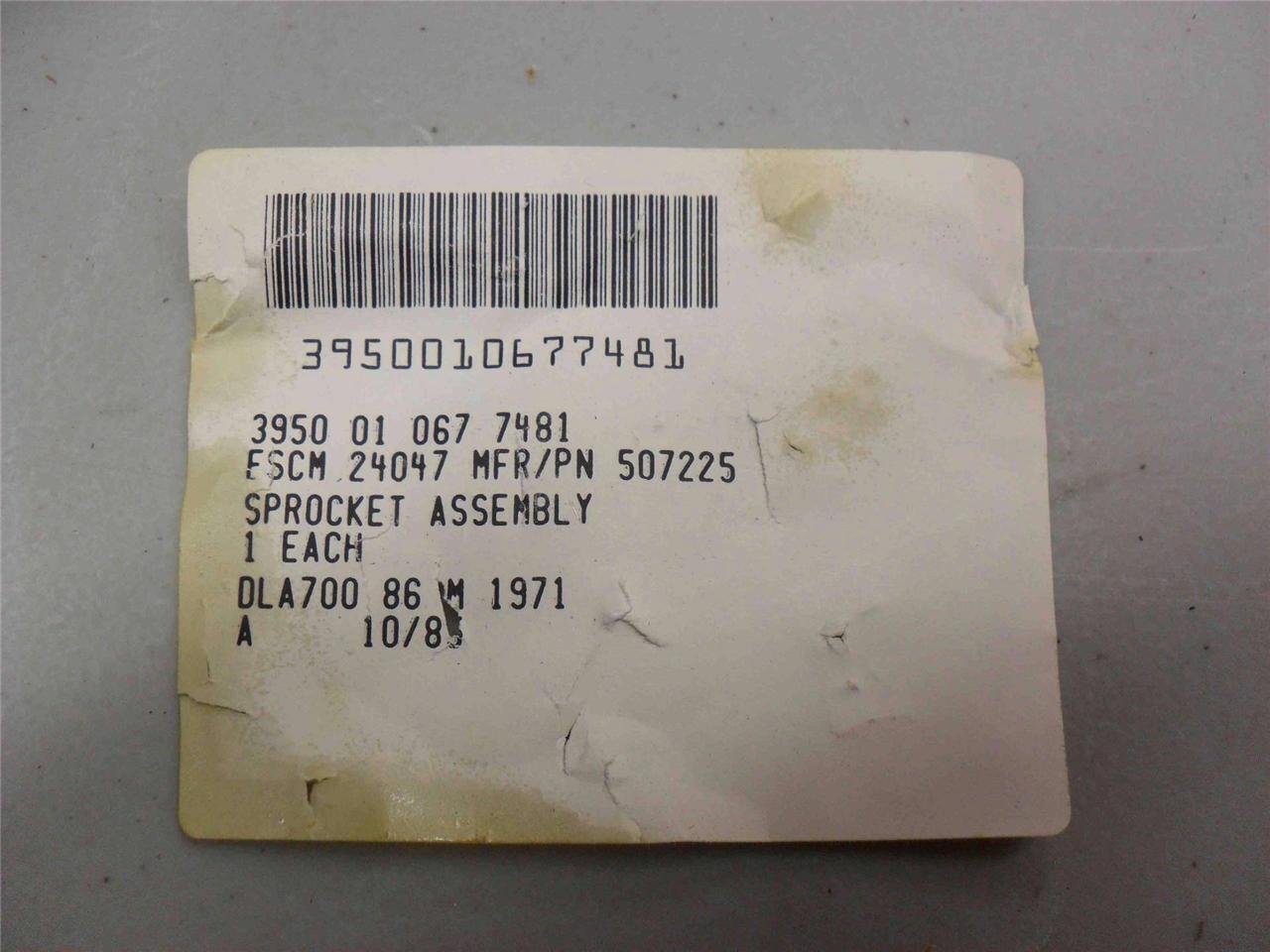 Cooper Tools 507225, 3950-01-067-7481 Sprocket Assy - Image 4