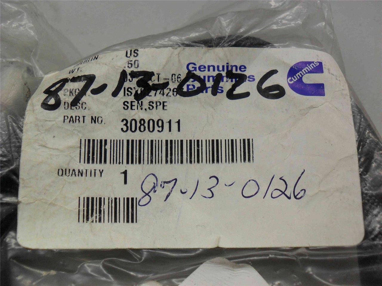 Cummins Speed Sensor 3080911 NEW - Image 2