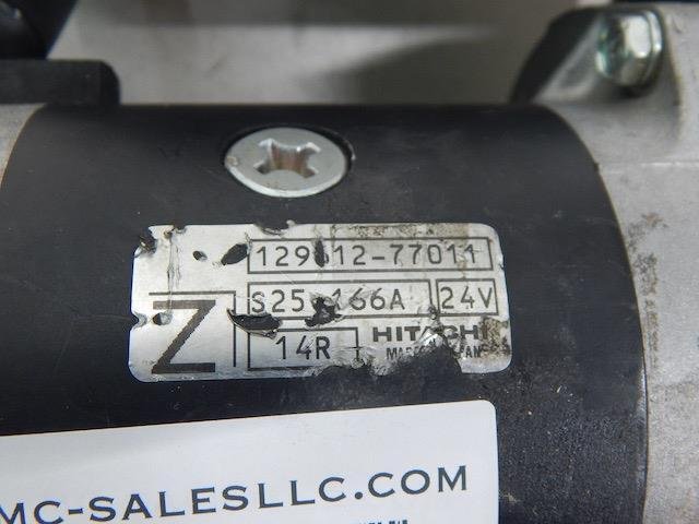 Hitachi 129612–77011, 2920015468025, Starter, 24V, S25–166A - Image 6