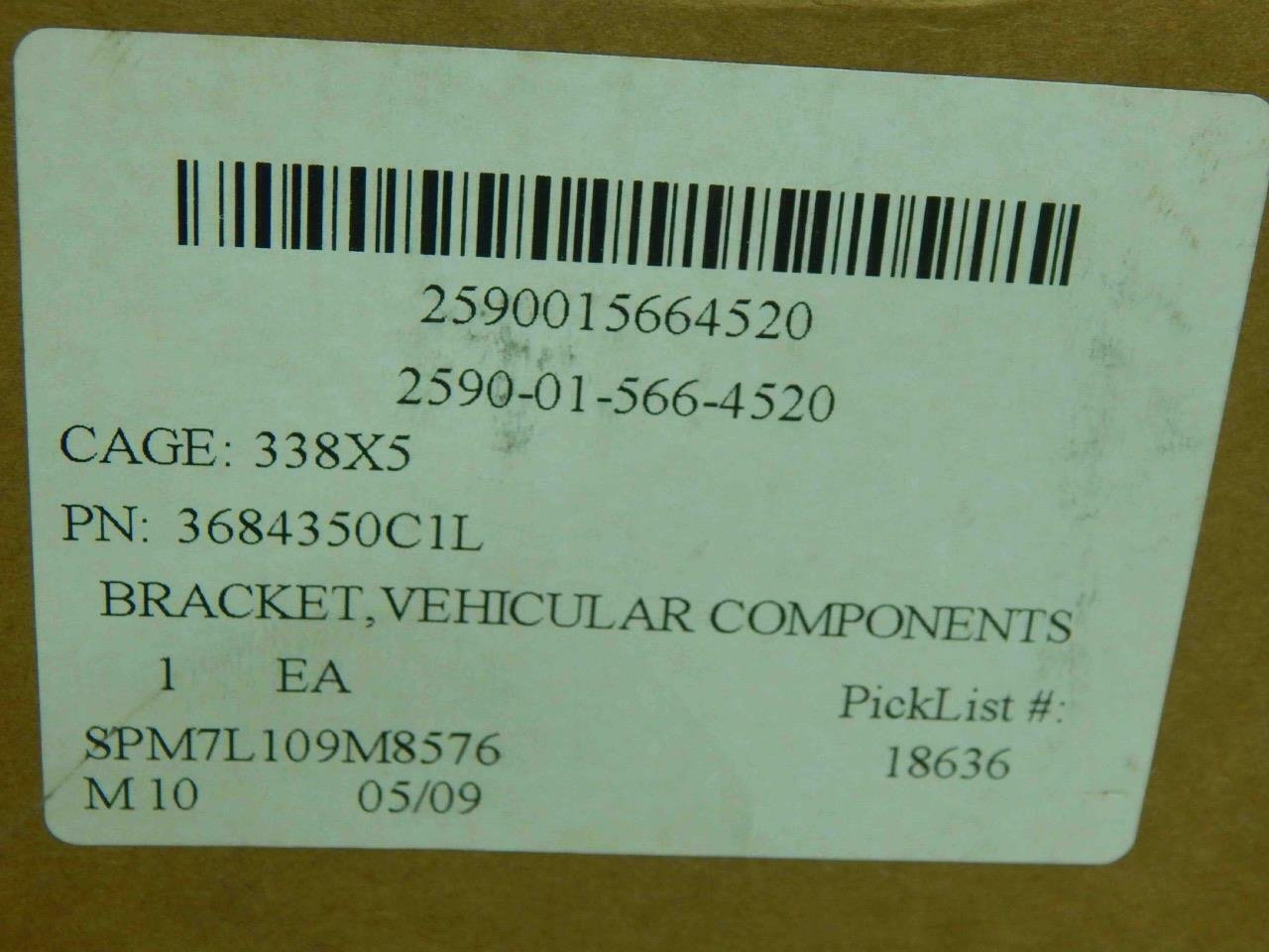 NAVISTAR 3684350C1L, 2590015664520 BRACKET - Image 3