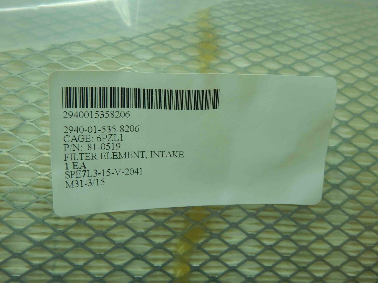 NELSON 81-0519, 2940015358206 FILTER ELEMENT, INTAKE - Image 7