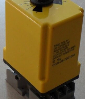 Potter & Brumfield CGB-38-70010M Relay w/ Base 27E122 120Vac 1-10 CGB3870010M