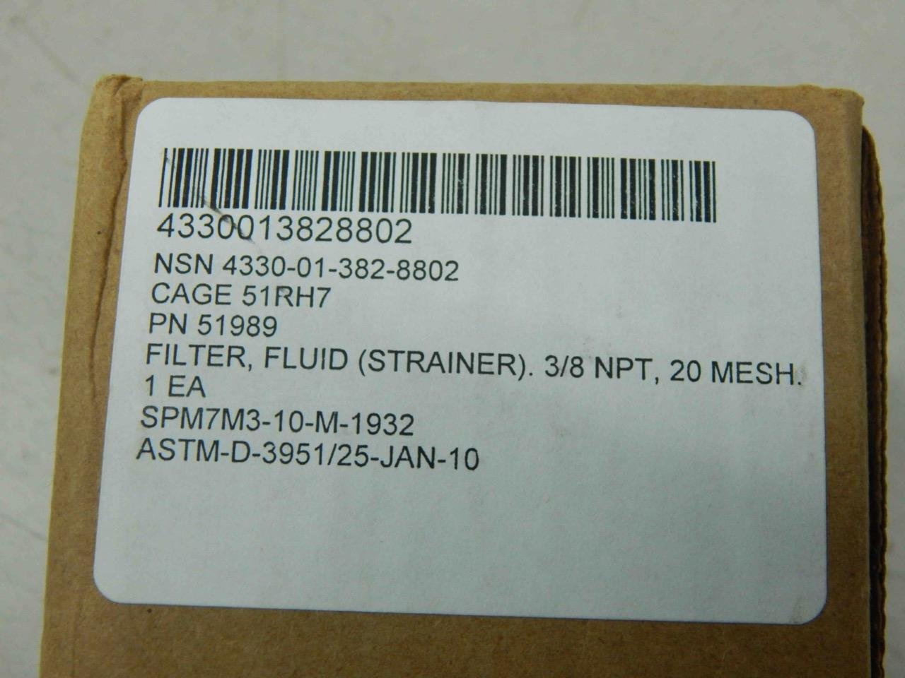 Spirax Sarco 51989, 4330013828802, BT Y-Strainer, 3/8 Inch NPT, 20 Mesh - Image 3