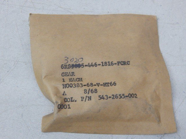 TACOM 130821, 543-2655-002, 3020004461816, Bevel Gear (for F4N Aircraft) - Image 3