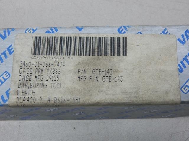 Valenite GTB-143, 3460010667474, Boring Tool Bar, 1-¼" Dia x 14"L - Image 6