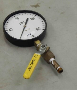 #272 USG 0-160 PSI Gauge w/ Apollo Ball Valve (no glass cover)