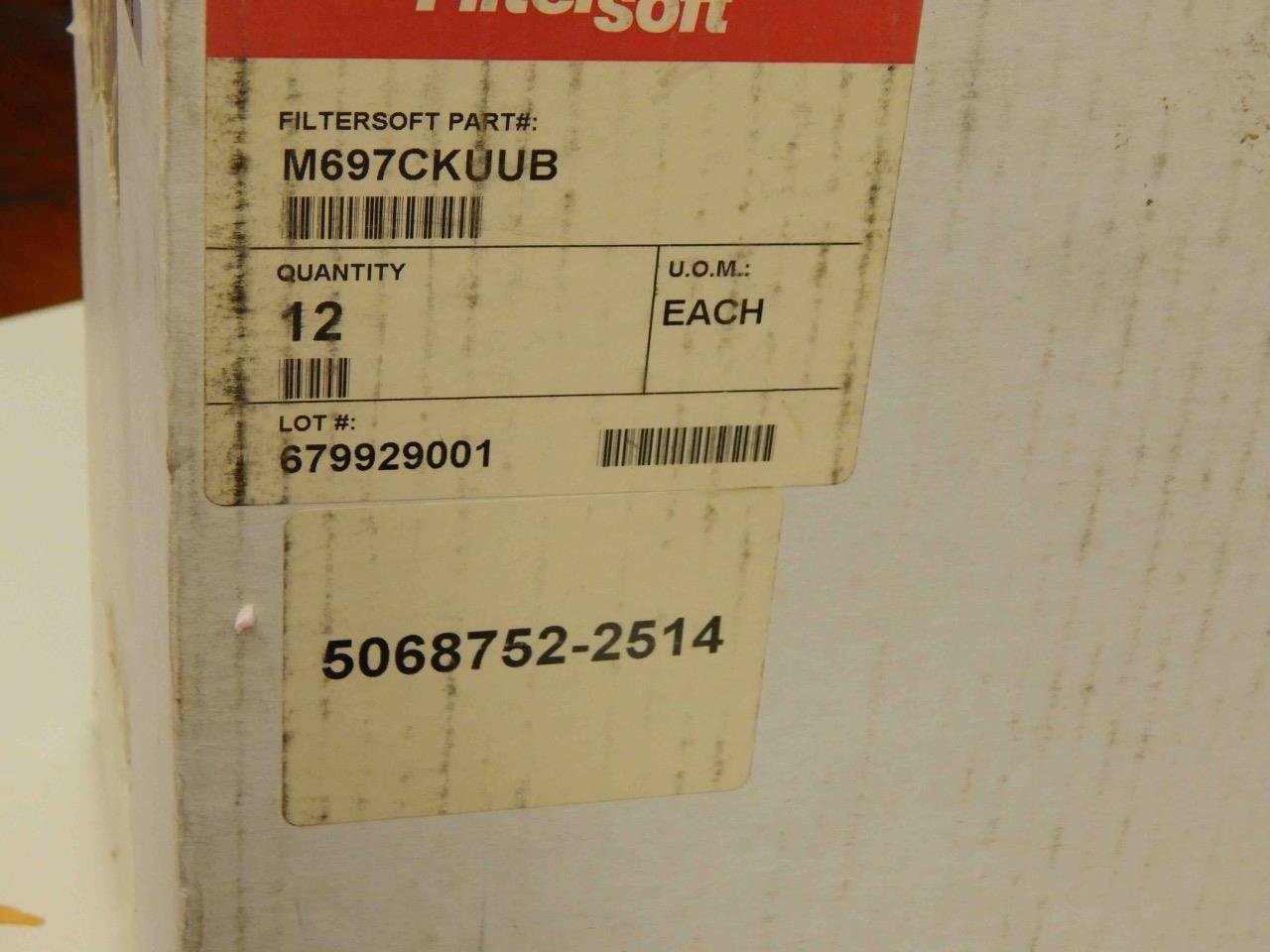 #378 - Case Lot of 12 - Filtersoft M697CKUUB 5068752-2514 Filter - New - Image 5