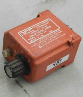 #983 NCC A1K-30-461 Solid State Timer .3-30Sec Time Delay Relay