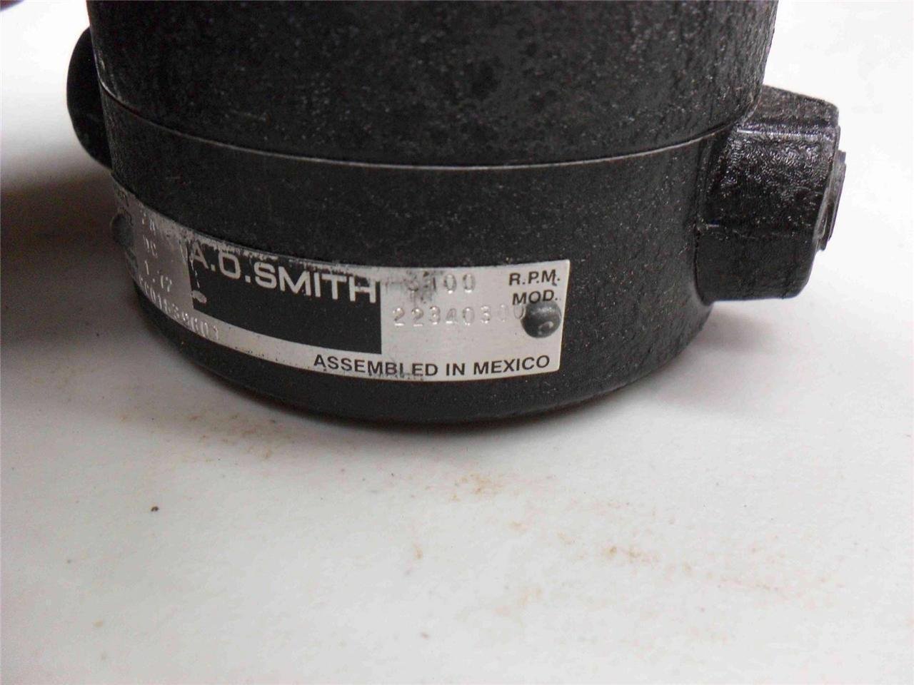 A.O. Smith Motor 22340300 3100-RPM 24Vdc 1.72A NEW, no Box - Image 6