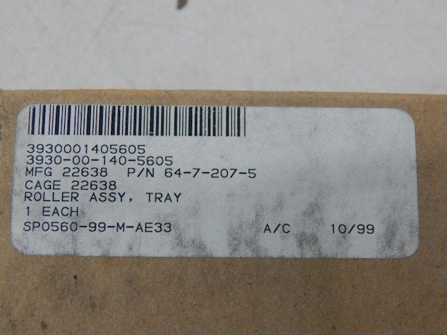 ATAP 64-7-207-5, 3930001405605, Tray Roller Assembly - Image 6