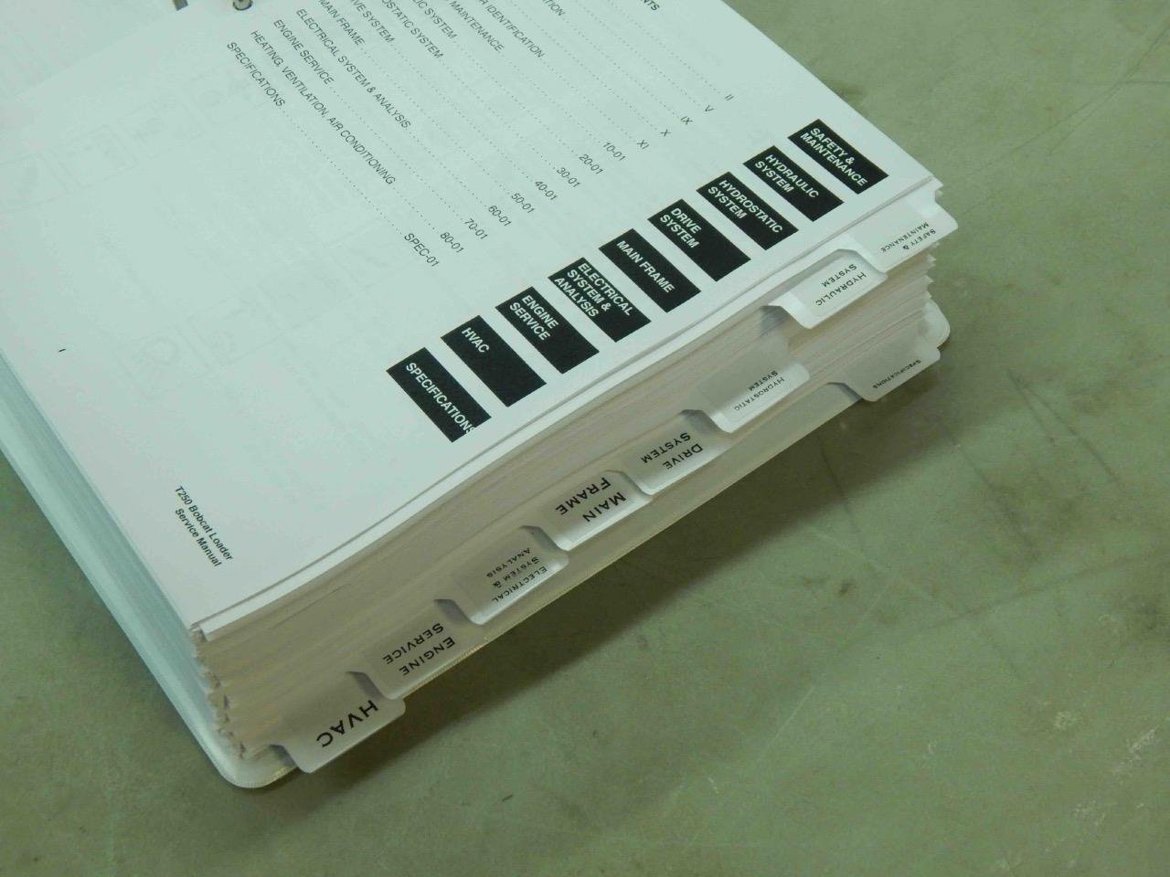 Bobcat T250 Turbo, T250 Turbo High Flow PN# 6902724 Loader Service Manual #6218 - Image 8