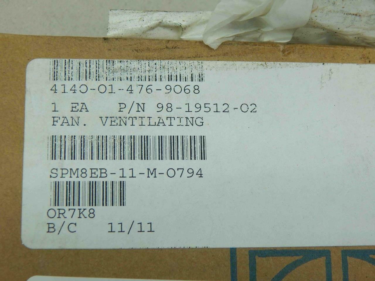 Comair Rotron 98-19512-02, 4140014769068 Ventilating Fan - Image 5