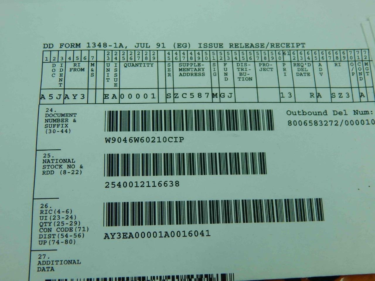 Military 12334770, 2540012116638 Pedal Control - Image 3