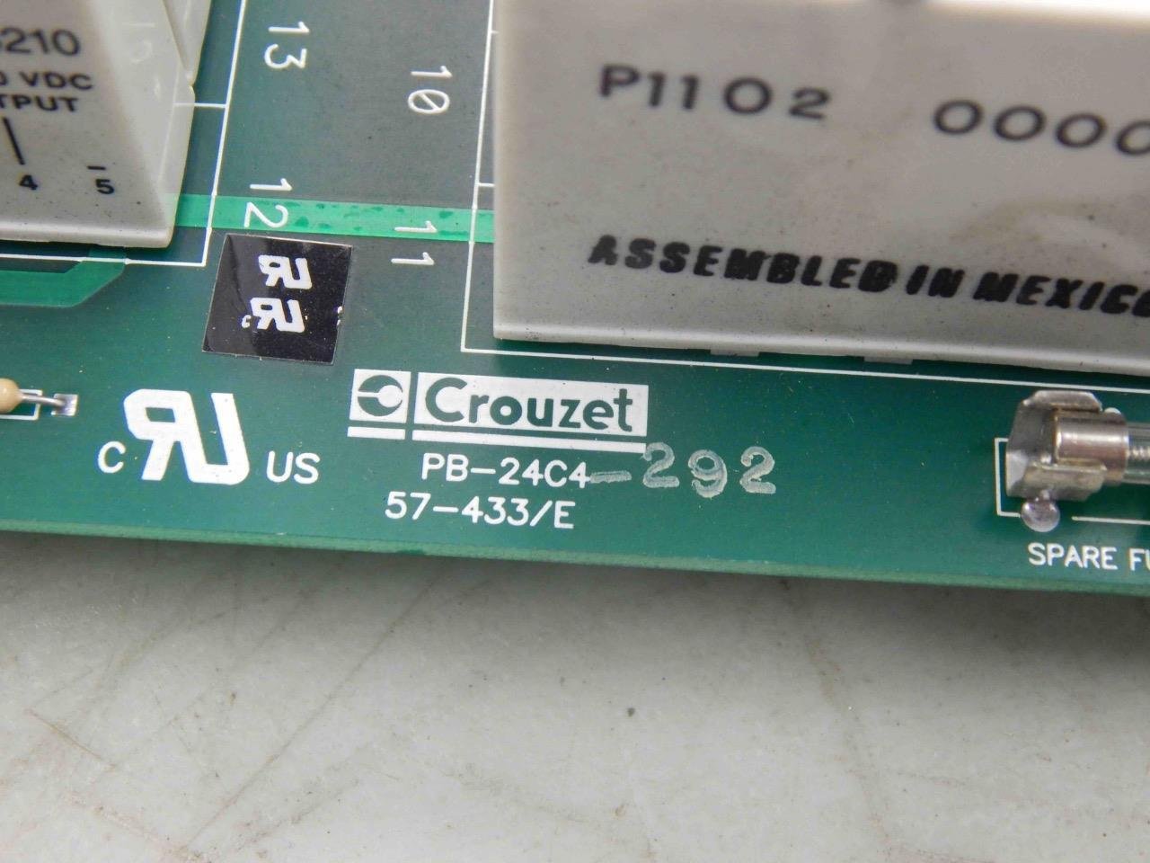 #918 Crouzet PB-24C4-292 + Gordos C4IDC (x24) PC Circuit Board Module - Image 3