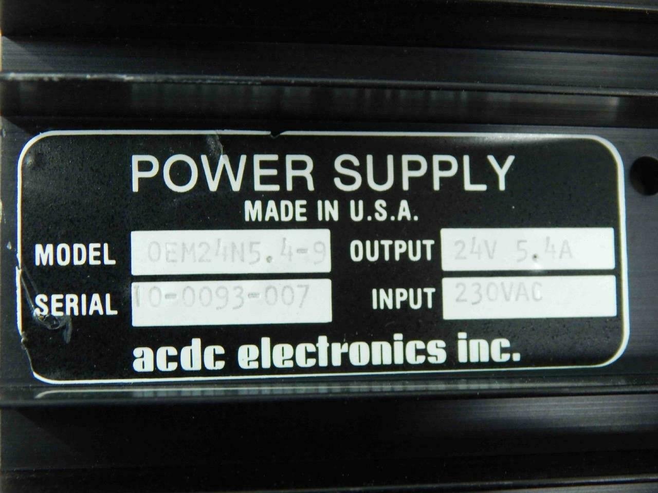 ACDC Power Supply, Model OEM24N5.4-9, Output: 24V, 5.4A, Input: 230VAC - Image 4