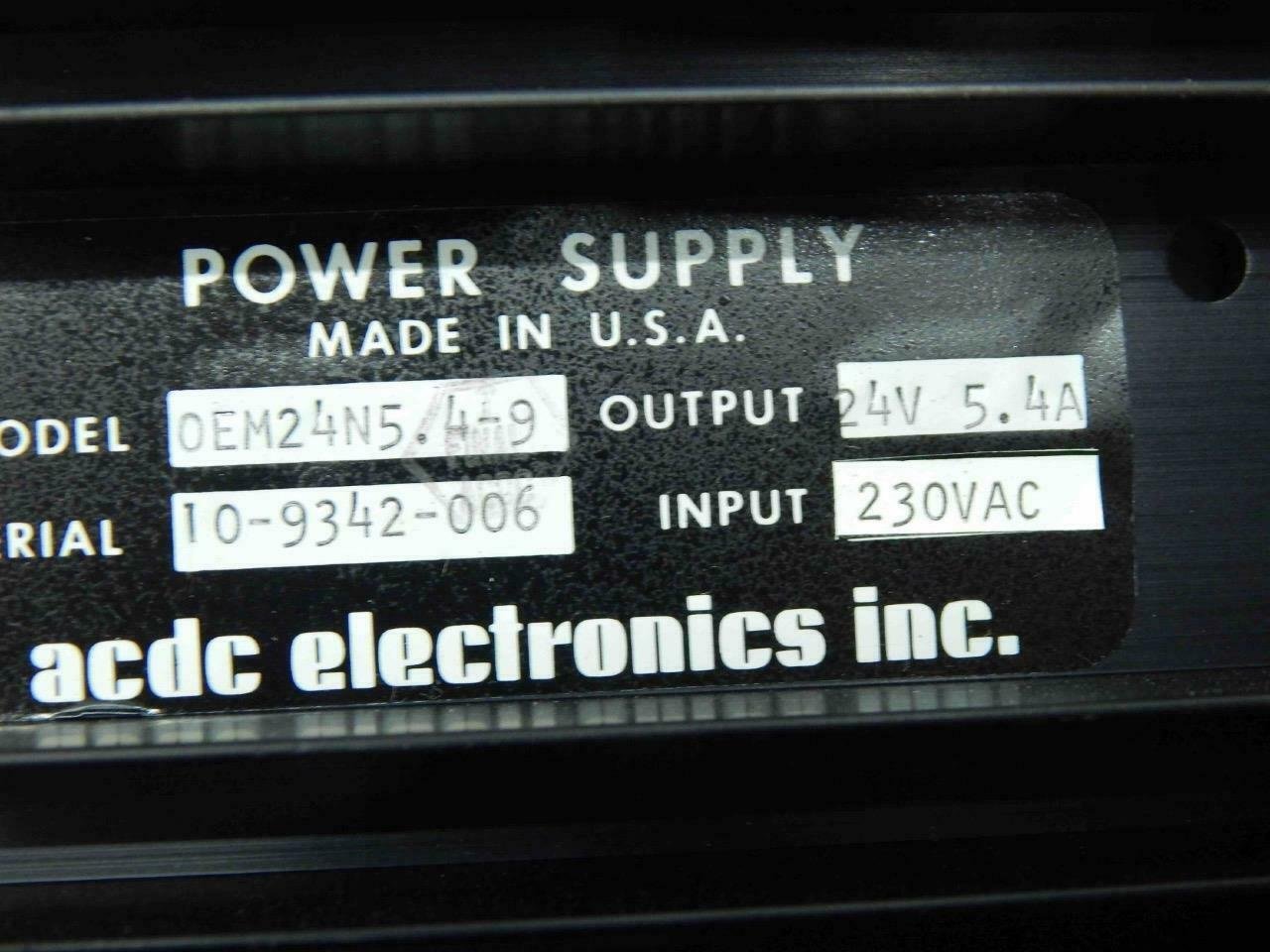 ACDC Power Supply, Model OEM24N5.4-9, Output: 24V, 5.4A, Input: 230VAC - Image 5