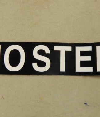 AM General 12339055 NO STEP Decal Sticker Boat Truck Jeep - Sold Separately