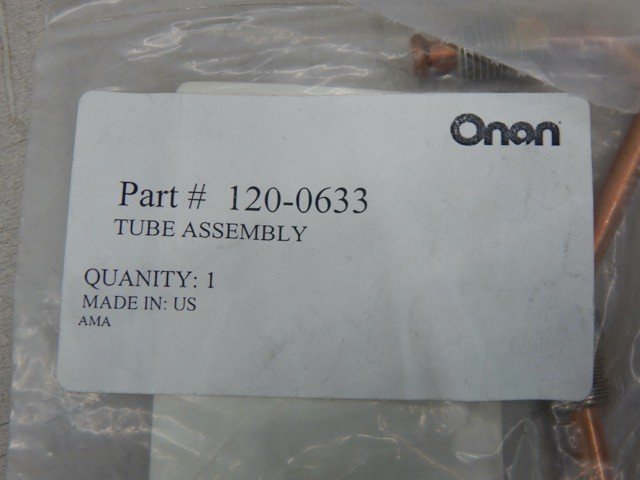 Cummins, Onan 120-0633 4710010083500 Oil Line, Metal Tube Assembly - Image 3