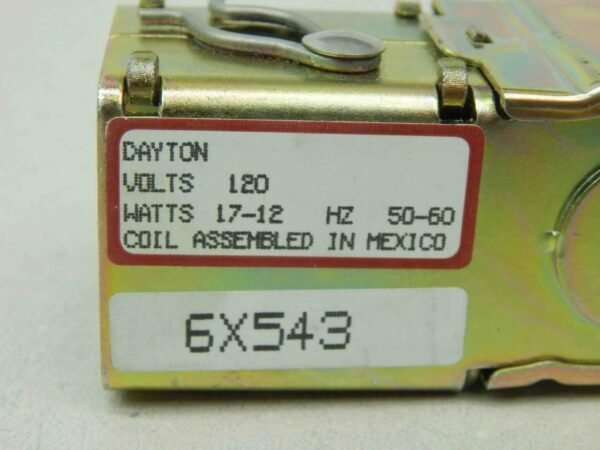 Dayton 6X543, Operating Coil With Junction Box, 120V - Image 5