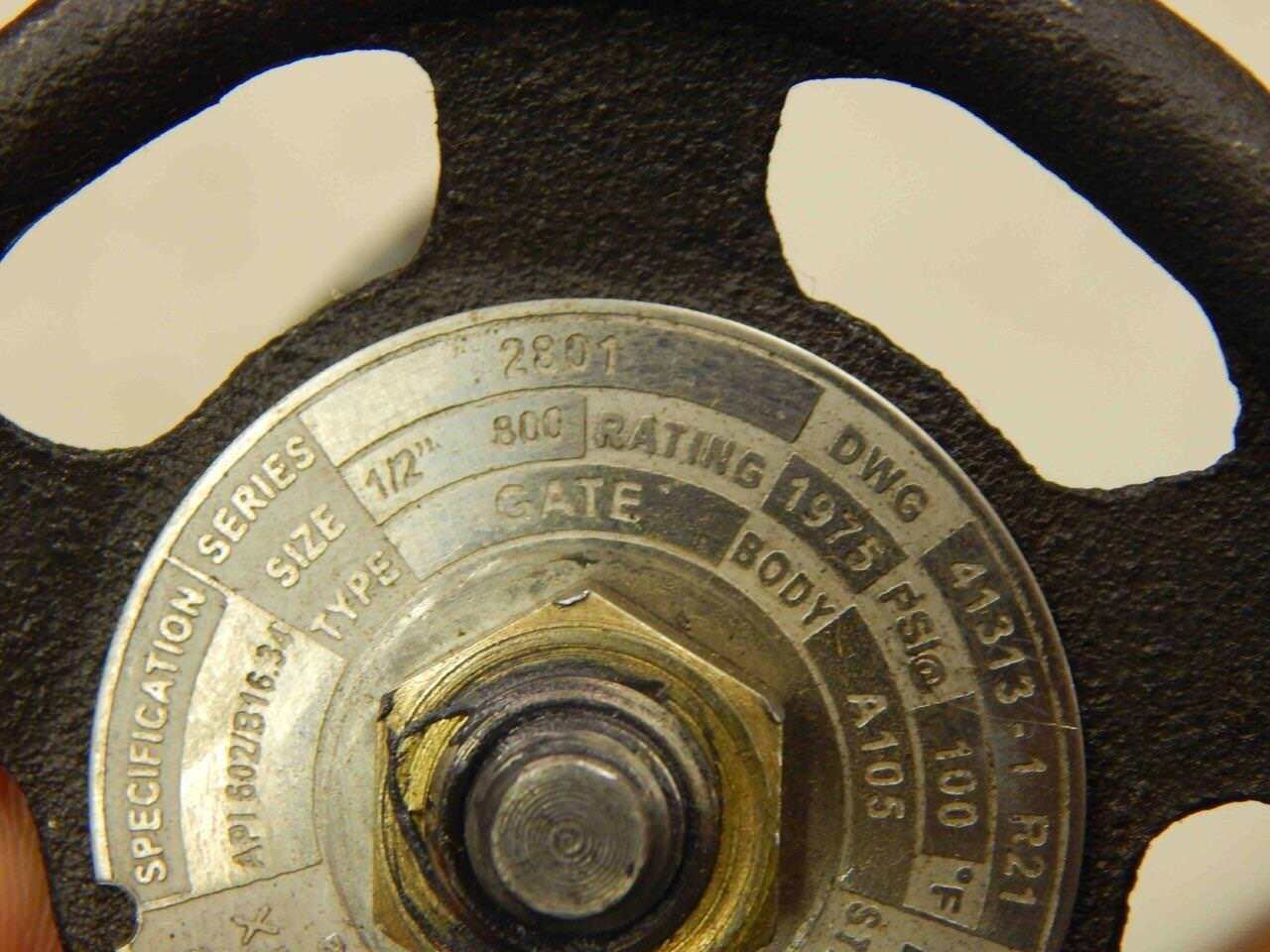 Flowserve 2801, 4820-01-270-2444 VOGT Gate Valve Size 1/2" 1975 PSI - Image 6
