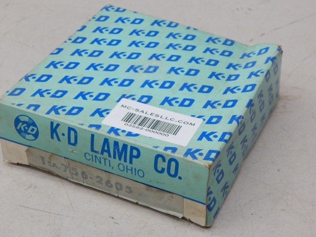 KD Lamp 756–2605, 756F Lamp Red Round Stop / Tail Light