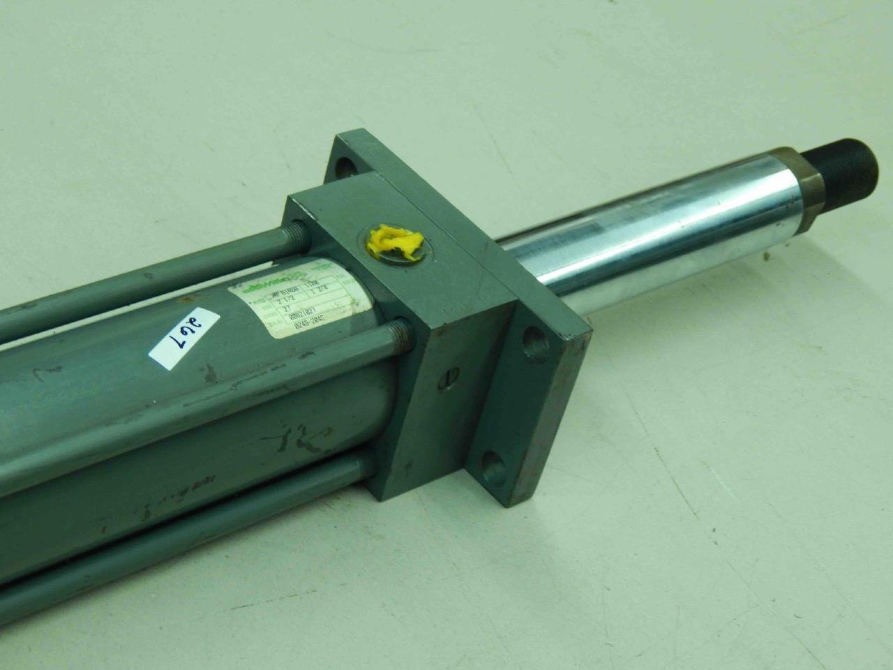 Miller HV-61R6B Stroke 27" Bore 2-1/2" Rod 1-3/4" 1100 PSI Hydraulic Cylinder - Image 7