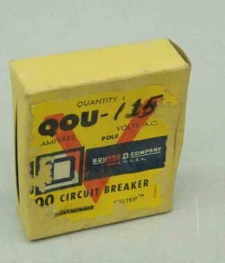 Square D QOU-115 Circuit Breaker 15 Amp, Single Pole, Type QOU (Used)