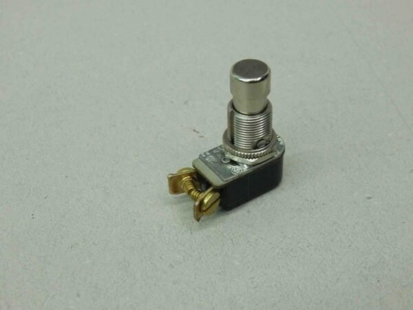 Techspan 0736R, 35-449-BU, SPST, On/Off Metal Pushbutton 6A Switch - Image 3