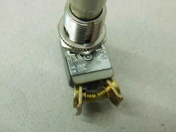 Techspan 0736R, 35-449-BU, SPST, On/Off Metal Pushbutton 6A Switch - Image 5