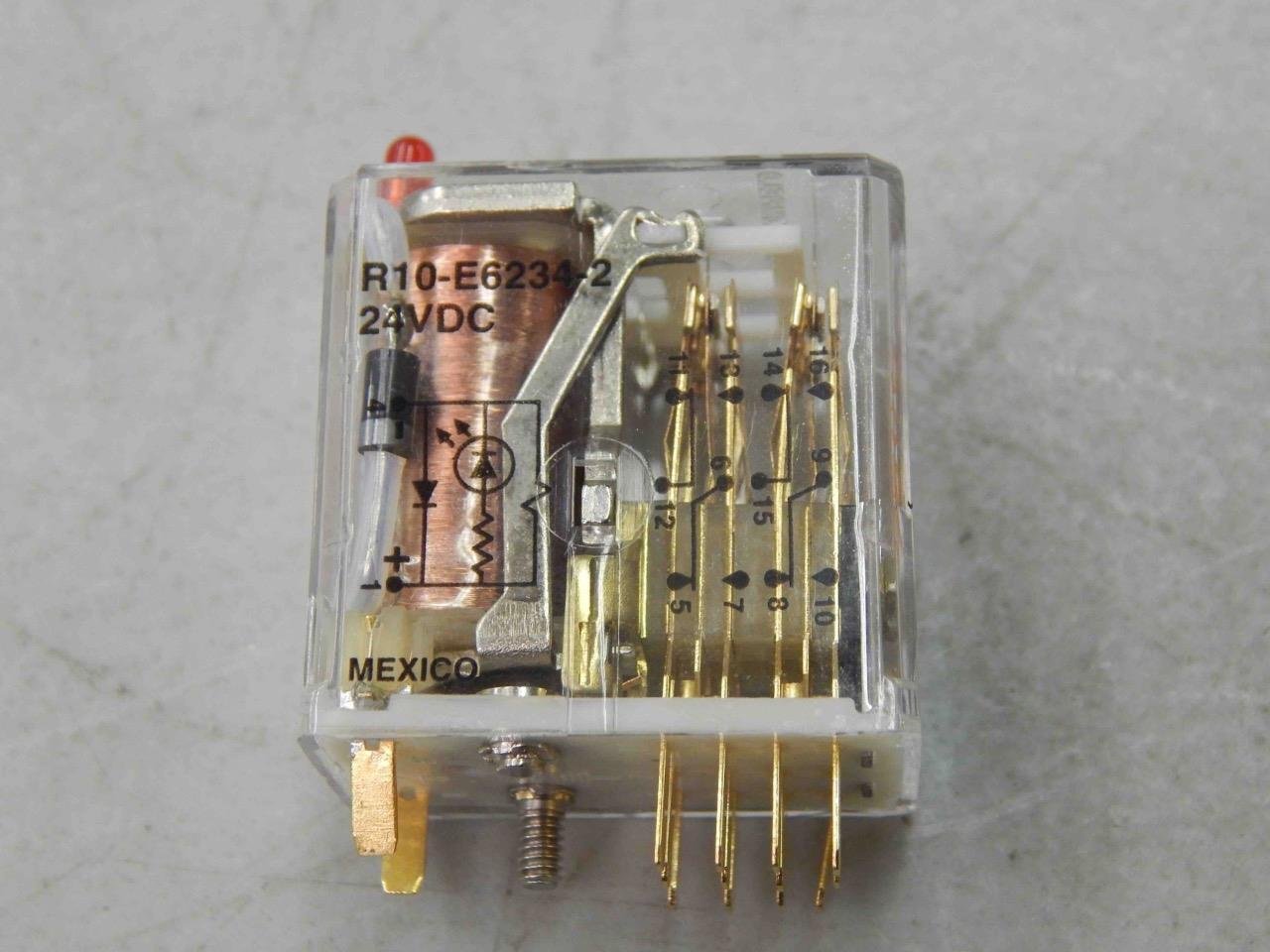 #134 Tyco R10-E6234-2 5945-01-243-6091 24Vdc Electromagnet Relay NEW - Image 4