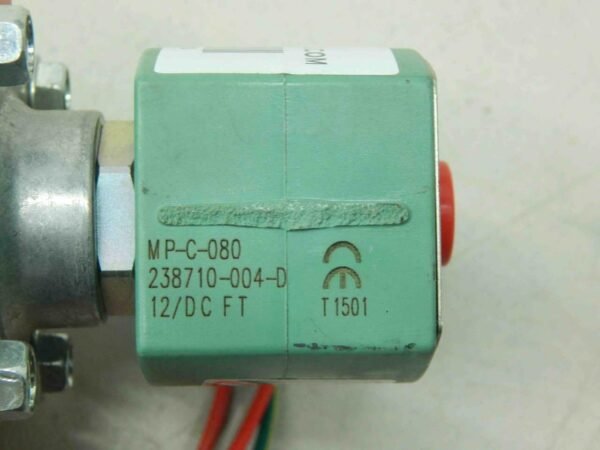 Asco 8215G020 Solenoid Shut Off Valve, 12 Vdc Coil, 1/2 NPT - Image 4