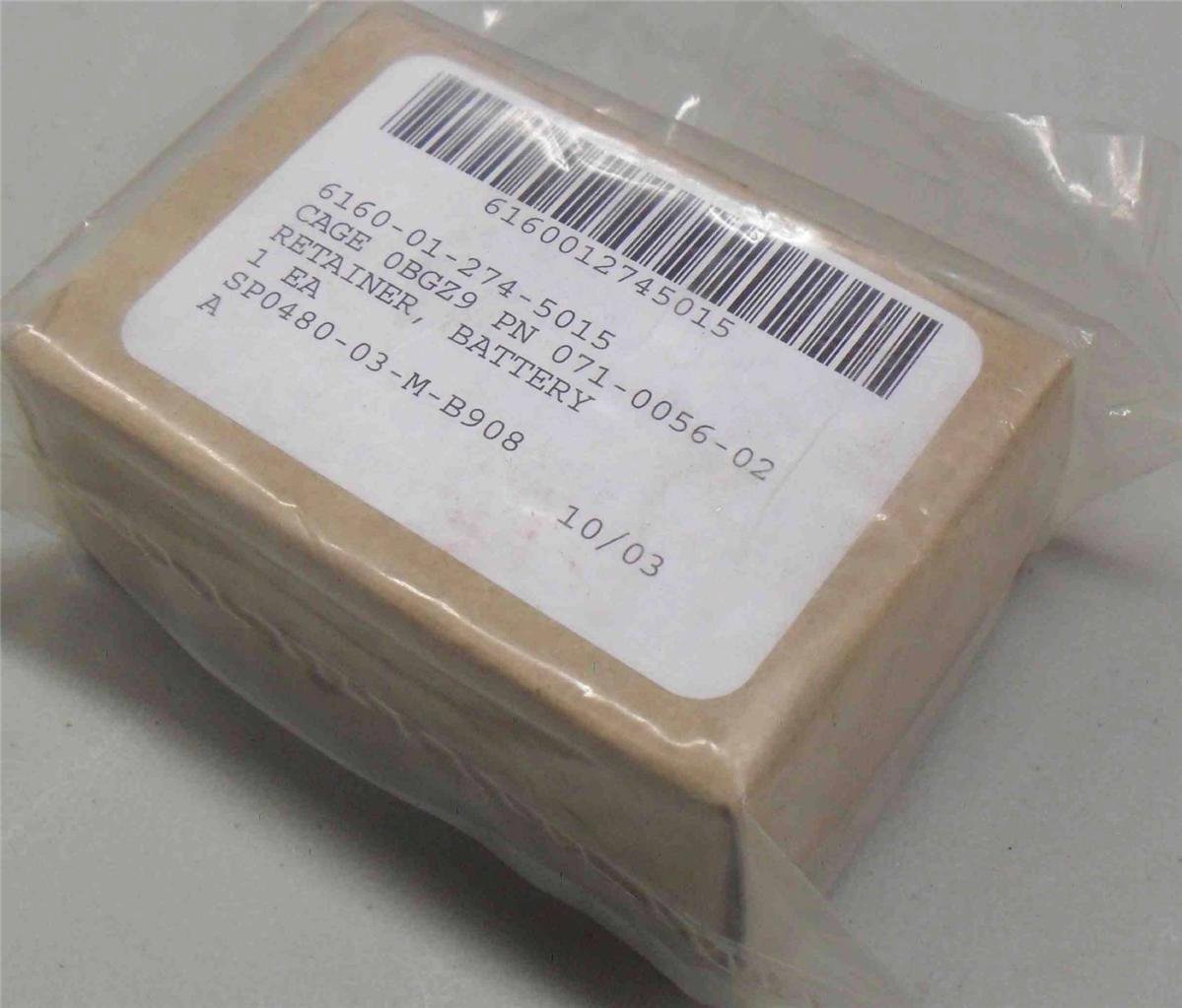 Honeywell Battery Retainer 071-0056-02, 6160-01-274-5015 -NEW
