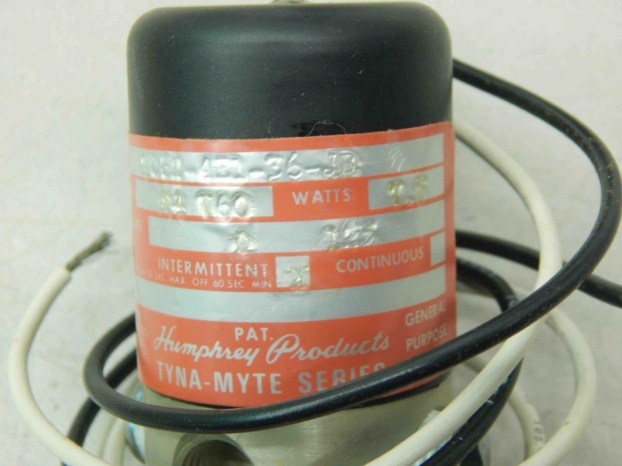 Humphrey T062-4E1-36, TYNA-MITE, 1/16 Inch, Single Solenoid Four-Way, 24V, Valve - Image 5