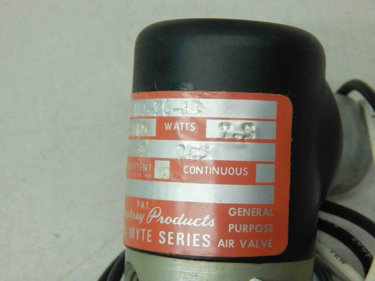 Humphrey T062-4E1-36, TYNA-MITE, 1/16 Inch, Single Solenoid Four-Way, 24V, Valve - Image 6