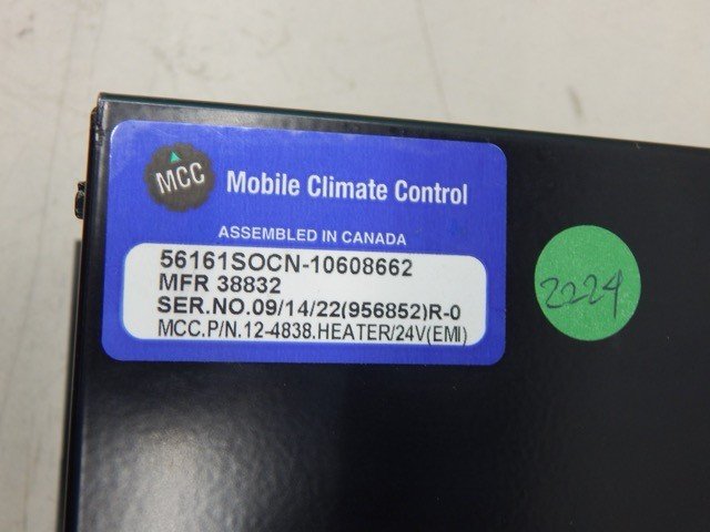 Mobile Climate Control 12-4838, 2540219210312, 24-V Compartment Heater 10608662 - Image 10