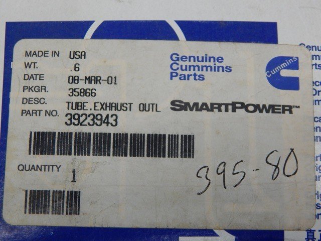 OEM Cummins 3923943 Exhaust Outlet Tube - Image 3