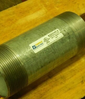 Topaz Allied 876720, E223147-6, 3” X 8” GRC Galvanized Rigid Nipple