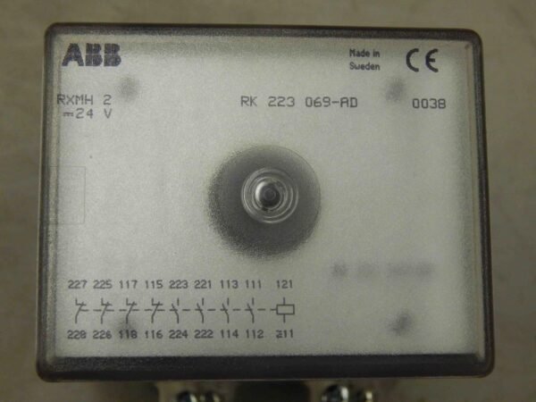 #1084 ABB RK 223 069-AD RXMH 2 Combiflex Relay 24V NEW - Image 5