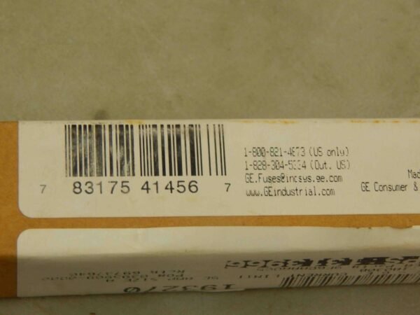 #351 General Electric GE 9F60AAA005 Type EJ-1 ​Current Limiting Fuse 5E Amp -NEW - Image 7