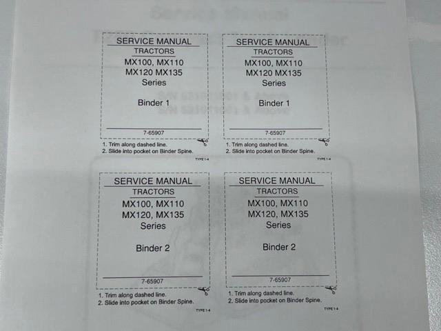 #6229 SM-Case, IH MX100, MX110, MX120, MX135 Series, Service Manual, 7-65907 - Image 3