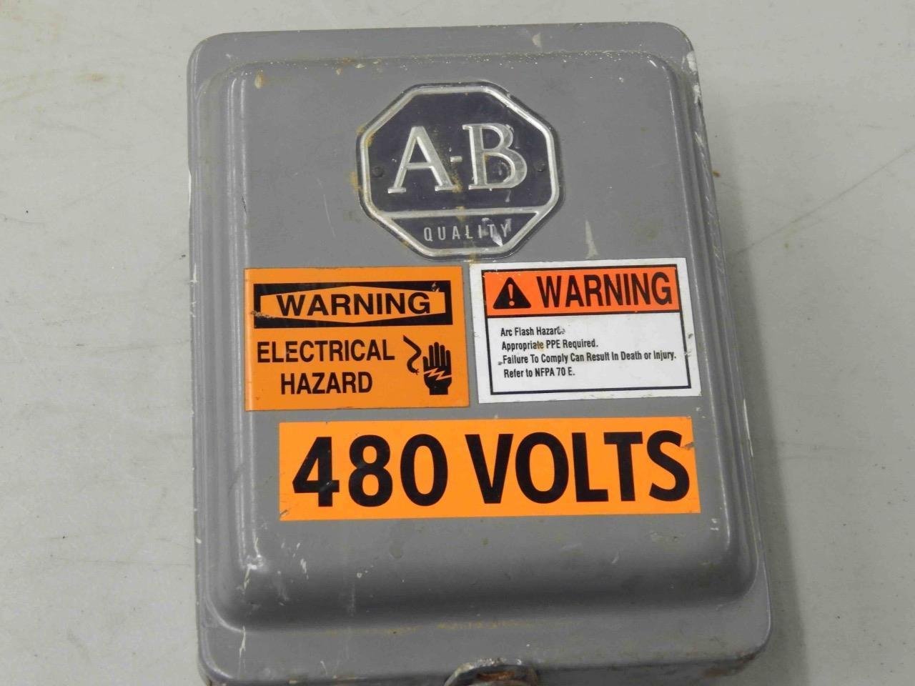 #815 Allen Bradley 702BAA93A Size 1 Type 1 Bulletin 702 AC Contactor 110V Coil - Image 3