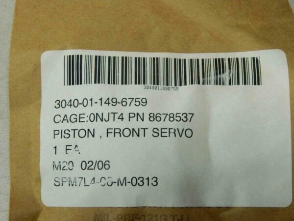 AC Delco 8678537, 8626878, 3040011496759 Front Servo Piston Linear Actuating Cyl - Image 5