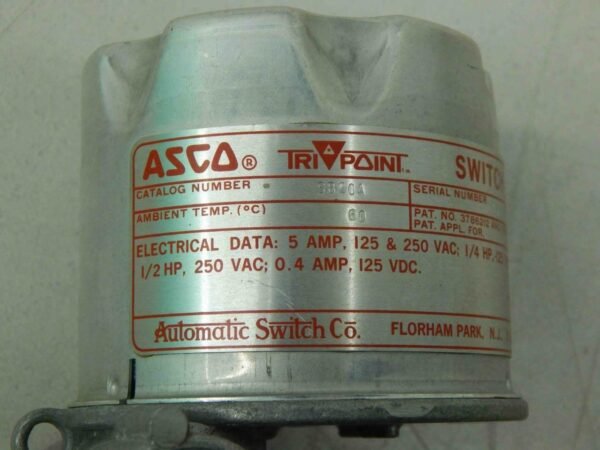 Asco SB20A Tri-Point Pressur ​Switch - Image 8