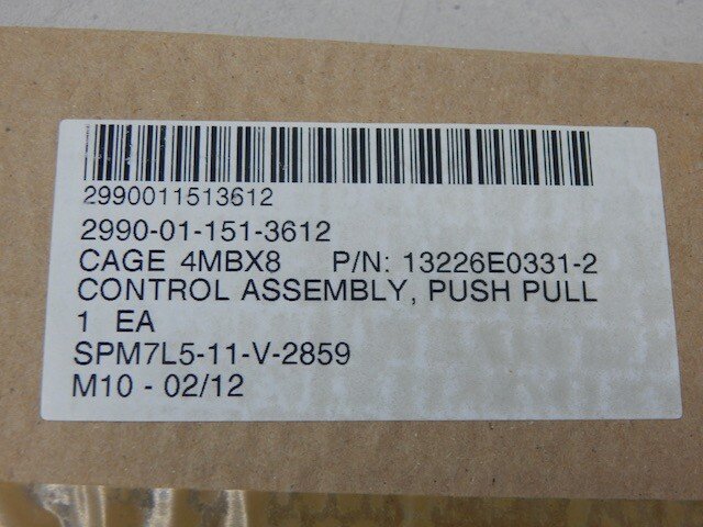 CECOM 13226E0331–2, 2990011513612, Push Pull Control Assembly - Image 5