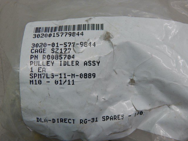 General Dynamics R0085704, 3020015779844, Groove Idler Pulley Assembly - Image 4