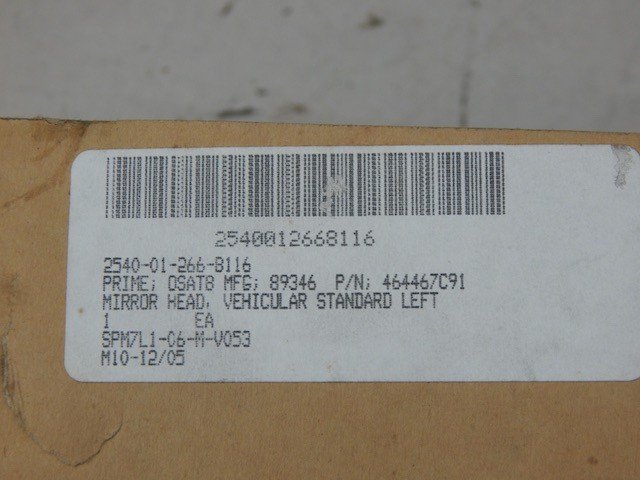 International 464469C91, 2540012668116, Vehicular Standard Left Mirror Head - Image 6