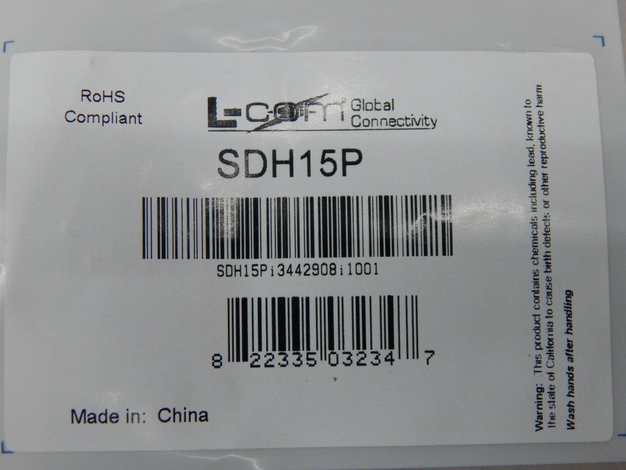 L-Com SDH15P Connector - Image 4